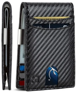 Mens Money Clip Wallet. RFID Blocking Slim Front Pocket Wallets for Men, Full... - Picture 1 of 6