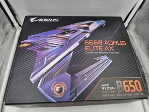 GIGABYTE - B650 AORUS ELITE AX (Socket AM5) Motherboard Not Tested - Picture 1 of 8
