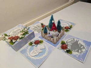 Handmade Card Box Christmas Gnome - Picture 1 of 11