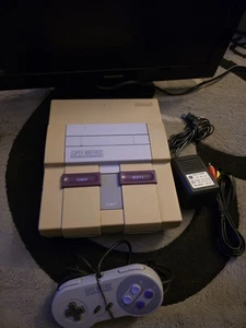Super Nintendo SNES Home Console Tested/Working - Picture 1 of 9