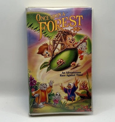 Once Upon A Forest VHS 1993 Video Tape Kids Family Animation Movie VTG Clamshell - Image 1 of 4