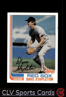 Baseball sports Topps Dave Stapleton Boston Red Sox Near Mint or Better - Image 1 of 2