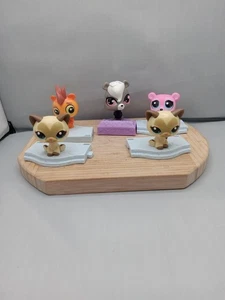 2 SHORTHAIR CAT&3 Others #McDonalds - Authentic Littlest Pet Shop - Hasbro LPS - Picture 1 of 9