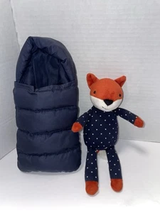 Jellycat Rentner Kuschelfuchs im Schlafsack Sammlung weiches Plüschtier Rarität - Bild 1 von 6