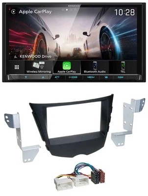 Kenwood MP3 2DIN USB DAB Bluetooth Autoradio für Hyundai Veloster FS ab 2011 - Bild 1 von 4