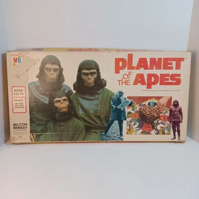 Juego de mesa Planet of the Apes 1974 vintage 4426 de Milton Bradley Foto 1 de 4