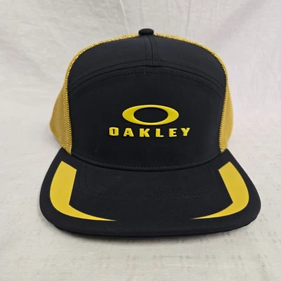 Oakley Podium Trucker Adjustable Hat Black/Sulfide Large/XLarge New - Image 1 of 4