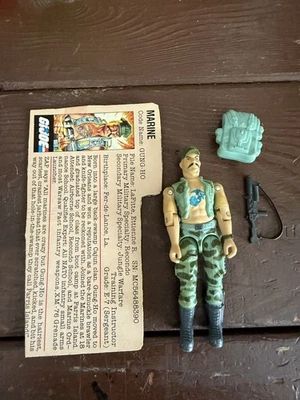 GI JOE ARAH 1983 GUNG HO 100 % COMPLETO CON TARJETA DE ARCHIVO HASBRO VINTAGE  Foto 1 de 2
