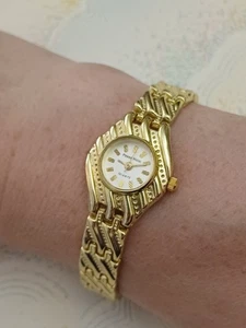 Reloj Pulsera Pierre Nicol Vintage Años 90 Cuarzo Tono Oro Pulsera - Imagen 1 de 6