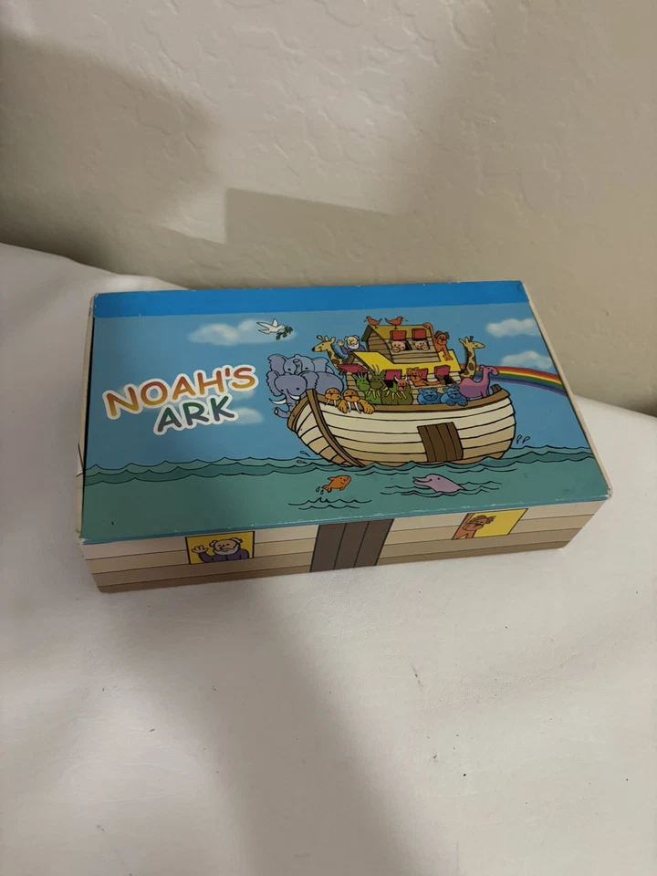 Caja de lápices de cartón Arca de Noé estuche vacío solo General Box Co. Hecho en EE. UU. Foto 1 de 4