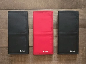 Set of 3 - Vintage Apple Computers Floppy Disk Folding Employee Carrying Case - Picture 1 of 7