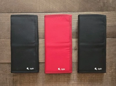 Set of 3 - Vintage Apple Computers Floppy Disk Folding Employee Carrying Case - Image 1 of 4