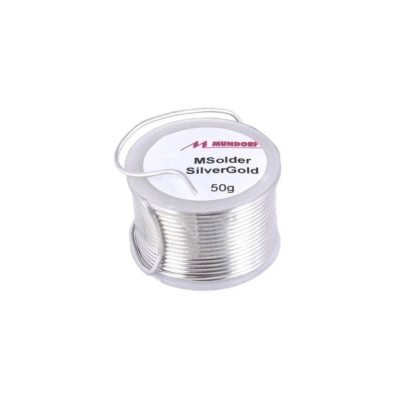 Stagno Mundorf MSolder con argento rame oro 50gr per saldatura hiend crossover e