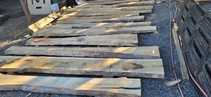 White oak liveedge slabs. Kiln dried/skip planed. Price is per slab. 2"x8-14"x8 - Picture 1 of 7