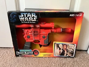 1996 Kenner Star Wars Power of the Force - Electronic Heavy Blaster in Box WORKS - Picture 1 of 4