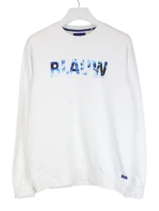 Scotch & Soda Sweatshirt Men Large Pullover White Crew Neck Stretchable - Picture 1 of 11