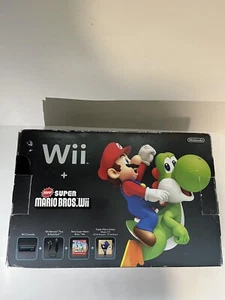 Nintendo Wii (New Super Mario Bros) Console Bundle In Box CIB COMPLETE TESTED - Bild 1 von 9