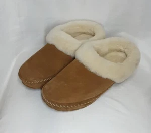 L.L. Bean Wool Slippers Women's Size 9 Medium  - Picture 1 of 11