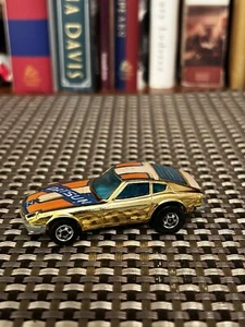 Vintage 1976 Hot Wheels Golden Machines Diecast Gold Chrome Datsun 240 Z Whiz HK - Picture 1 of 5