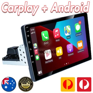 10" Car radio media GPS player with wireless carplay & android auto Handsfree - Picture 1 of 8