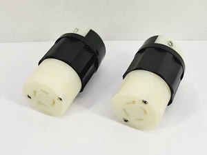 (2) Leviton 2413 (L14-20R) Industrial Twist Lock Female - Ø3, 20A, 125/250V - Picture 1 of 11