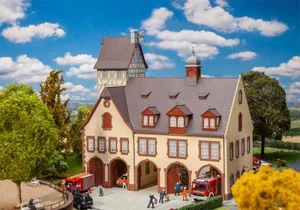 Faller 130163 - 1/87/H0 Main Fire Station - New - Picture 1 of 1