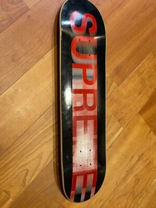 Supreme Motion Logo Deck Black 1998 (Sealed) NOS Rare Box Logo - Picture 1 of 2