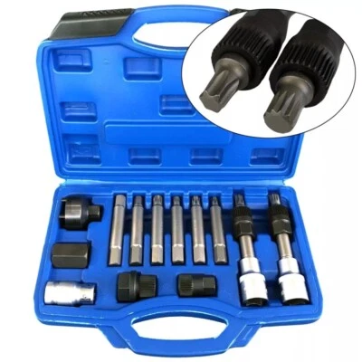 SATRA 13 tlg. Lichtmaschinen-Werkzeug-Satz Freilauf Riemenscheibe Arretierung - Bild 1 von 4