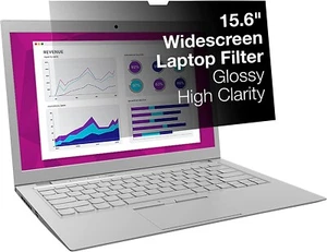 3M High Clarity Privacy Filter for 15.6" Widescreen Laptop w/ Comply Attachments - Picture 1 of 7