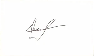 Dallas Green Signed 3x5 Index Card Cut D.17 Philadelphia Phillies New York Mets - Picture 1 of 1