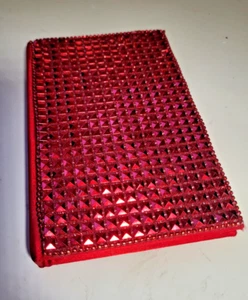 Hollywood Glamorous Red Sequin Hardcover Blank Book 4"x6" Charming Charlie-India - Picture 1 of 6
