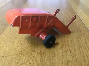 VTG ORANGE PULL TYPE COMBINE METAL FARM EQUIPMENT TRU-SCALE? PARTS/REPAIR USA - Picture 1 of 10