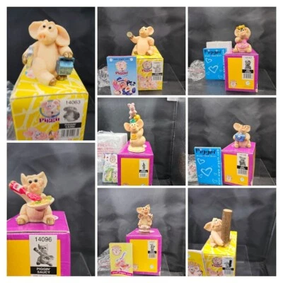 COLLECTIBLE WORLD STUDIOS "Piggin" Schwein Ornamente - alle verpackt, sehr guter Zustand alle verpackt, schöne Artikel.