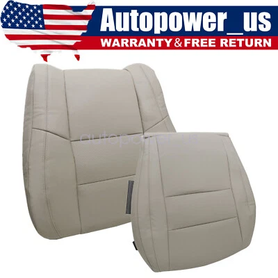 New For Dodge Durango 2011-2018 Driver Bottom & Top Replacement Seat Cover Tan Foto 1 de 4