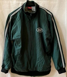Reebok New York Jets NFL Full Zip Windbreaker Jacket | Green | Boys L (14-16) - Picture 1 of 4