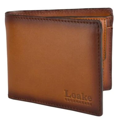 Mens Loake Barclay Wallet Black or Brown Calf Leather Mens Wallets - Image 1 of 4