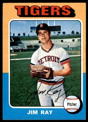 1975 TOPPS JIM RAY. DETROIT TIGERS #89 - Image 1 of 2