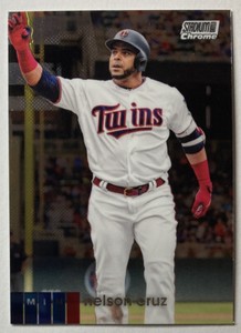2020 Topps Stadium Club Chrome Nelson Cruz #2 Minnesota Twins