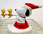 Hallmark Merry Christmas To All Snoopy Woodstock Figurine Limited Edition #5057