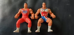 MATTEL AMERICAN GLADIATORS ACTION FIGURE LOT NITRO RED CHALLENGER - Picture 1 of 2