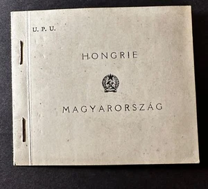 HUNGARY 1949 #859/60, C63 UPU BOOKLET PRISTINE CONDITION-S16177-1 - Picture 1 of 2