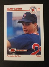 1991 Impel Pawtucket Red Sox Larry Shikles #368