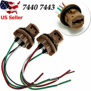 7440 7443 Wiring Harness Sockets For LED Bulbs, Turn Signal Lights, Brake Lights - Picture 1 of 9