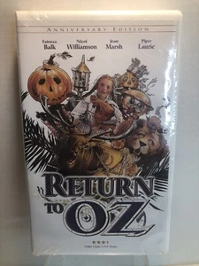 Sealed Return to Oz VHS Clamshell Fairuza Balk 2000 Anchor Bay Anniversary Ed - Picture 1 of 6
