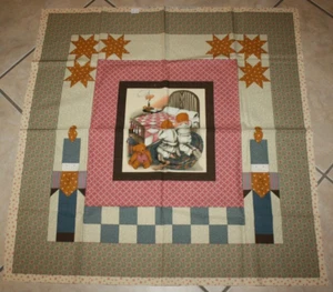 2007 Thimbleberries Cover Story Cotton Fabric Panel CHILDREN PRAYING 33x35 - Picture 1 of 3