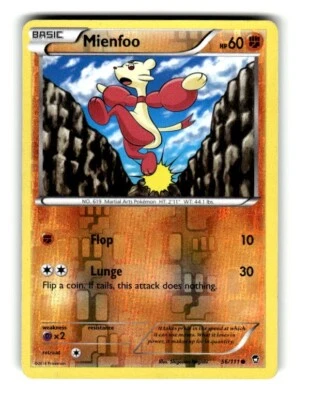 Pokemon XY Furious Fists Swablu 56/111 Reverse Foil LP - Image 1 of 4