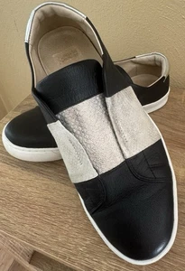 JOHNSTON & MURPHY Eden Sneakers casual slip on 78-13892 nero e metallizzato 7,5 M - Foto 1 di 14