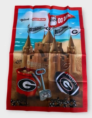 Bandera grande UGA de los Bulldogs de la Universidad de Georgia Willabee y Ward 27x40 Foto 1 de 4