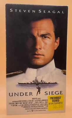 Under Siege VHS 1992 Steven Seagal **Buy 2 Get 1 Free** - Image 1 of 3