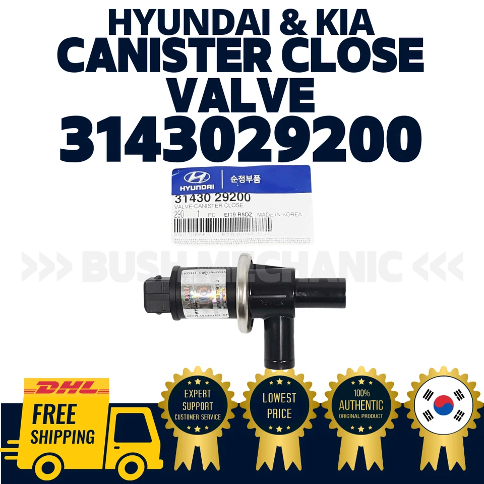 Válvula de cierre de bote solenoide de purga original OEM Hyundai Kia 3143029200 1996-2014 Foto 1 de 1
